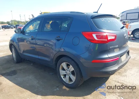 2011 Kia Sportage Lx from USA, damaged, VIN KNDPB3A22B7095536